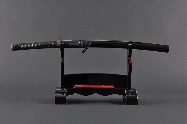 FULLY HANDMADE PRACTICAL DAMASCUS BAMBOO JAPANESE SAMURAI WAKIZASHI SWORD - buyblade