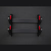 2-Tier Sword Display Stand | Matte Black Lacquer | wall-mounted