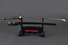 Black Fan Katana — 1095 High Carbon Steel, Clay Tempered, Hand Forged, Full Tang, Battle Ready