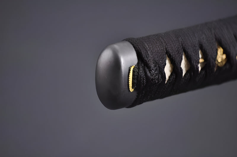 Root Claw Katana - 1045 Steel, Red Raden Saya – Handmade Sword