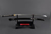 Whirling Cloud Katana — 1045 Carbon Steel, Black Saya with Flowing Mother Of Pearl Inlay, Hand Forged, Full Tang, Battle Ready