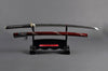 Crane Katana — 1045 Carbon Steel, Red Saya with Flowing Mother Of Pearl Inlay, Hand Forged, Full Tang, Battle Ready