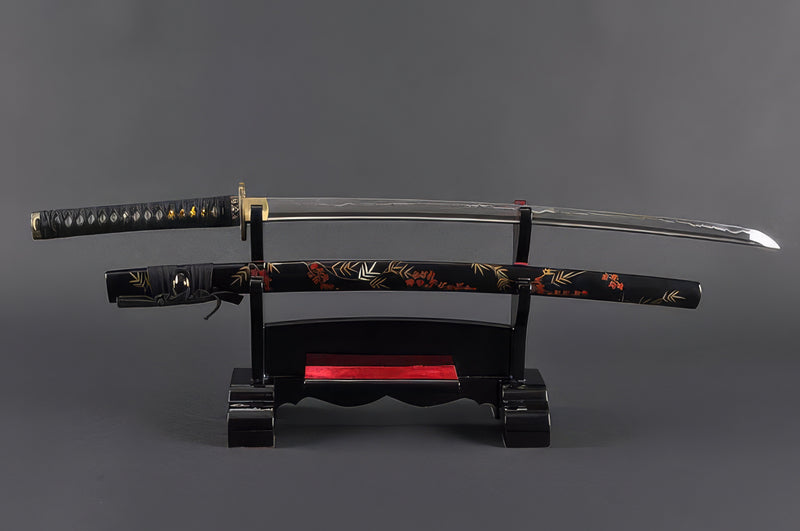 Waves Katana - 1045 Carbon Steel – Handmade Sword