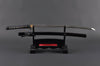 Aeolus Katana — 1045 Carbon Steel, Black Saya, Hand Forged, Full Tang, Battle Ready