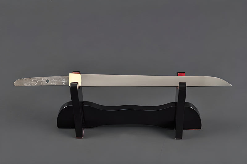 Red Tanto - 1095 High Carbon Steel, Red Saya – Handmade Sword