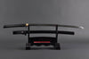 Brass Human Figures Katana — 1060 High Carbon Steel, Hand Forged, Full Tang, Battle Ready