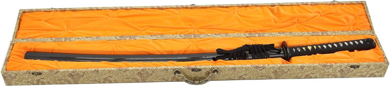 DELUXE JAPANESE SAMURAI KATANA SWORDS SILK BOX