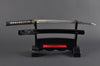 Geometric Wakizashi - 1045 Carbon Steel, Clay Tempered, Hand Forged, Full Tang, Battle Ready