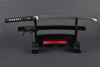 Empire Wheel Wakizashi — 1045 Carbon Steel, Clay Tempered, Hand Forged, Full Tang, Battle Ready