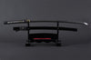 Tomoe Crest Katana — 1045 Carbon Steel, Clay Tempered, Hand Forged, Full Tang, Battle Ready