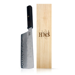 HMS HAP40 Triple-Layer Steel Nakiri Kitchen Knife - 6.5 Inch