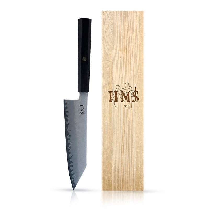 HMS 7-Inch HAP40 Triple-Layer Steel Kiritsuke Japanese Chef Knife