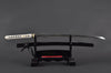 Zetsurin Katana — 1045 Carbon Steel, White Tsuka, Hand Forged, Full Tang, Battle Ready