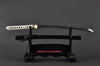 Zetsurin Wakizashi — 1045 Carbon Steel, White Tsuka, Hand Forged, Full Tang, Battle Ready