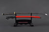 Dragon Katana — 1045 Carbon Steel, Red Dragon Tsuba & Red-Black Saya, Hand Forged, Full Tang, Battle Ready