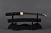 O-Ren Ishii Shirasaya Black Tanto — 1095 High Carbon Steel, Clay Tempered, Hand Forged, Full Tang, Battle Ready