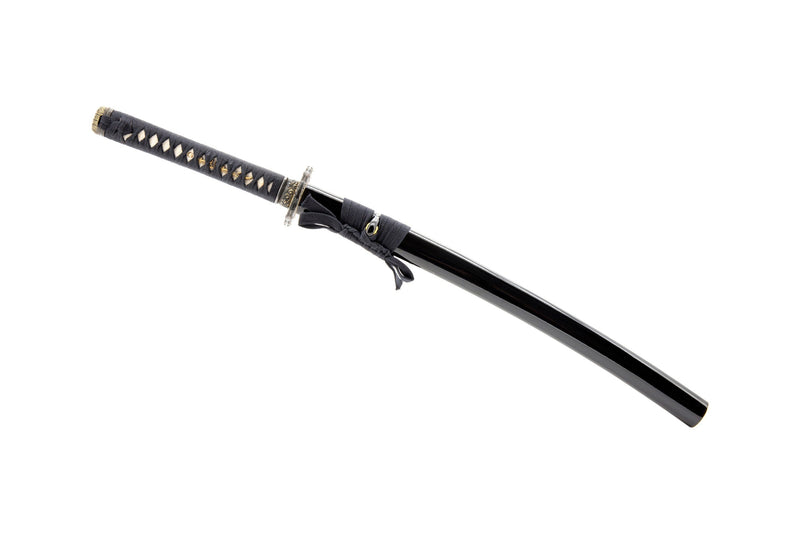 Fully Functional Japanese Wakizashi Samurai Sword, Fully Hand Forged, 1080 Carbon Steel, Heat Tempered