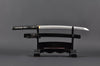 Tomoe Crest Wakizashi Iaito — Aluminum Alloy, Iaido Training Sword, Unsharpened