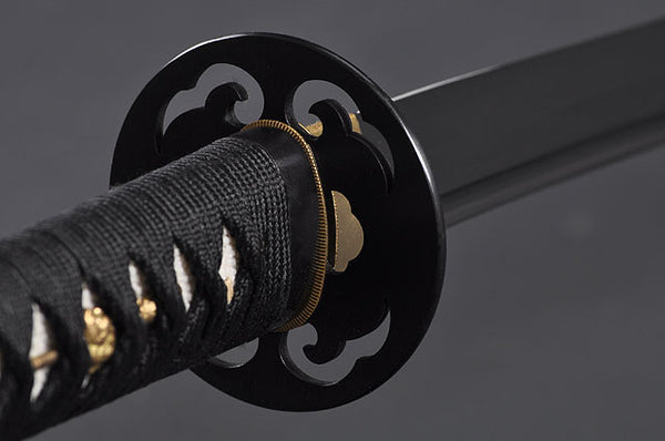 FULLY HANDMADE CLAY TEMPER CLOUD WAVE SAMURAI KATANA SWORD