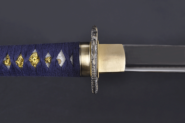 Japanese Samurai Katana Swords, Functional, Hand Forged, 1045 Carbon Steel, Heat Tempered, Full Tang, Sharp, Dragon Tsuba