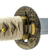 Wave Wakizashi — 1045 Carbon Steel, Heat Tempered, Hand Forged, Full Tang, Battle Ready