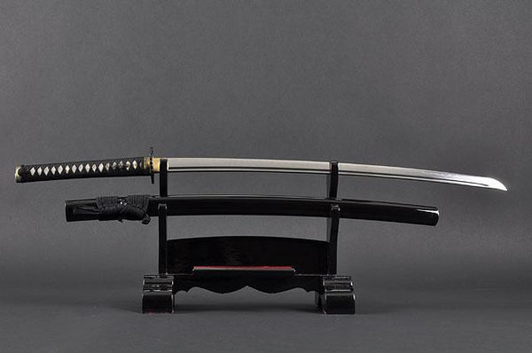 Fully Functional Samurai Katana Sword, Sharp 1095 Carbon Steel Blade, Hand Forged Clay Termpered, Full Tang, Crane Tsuba