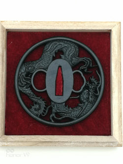 JAPANESE SAMURAI KATANA SWORD DRAGON TSUBA