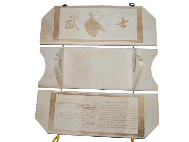 TRIANGULAR WOODEN SWORD STAND - buyblade