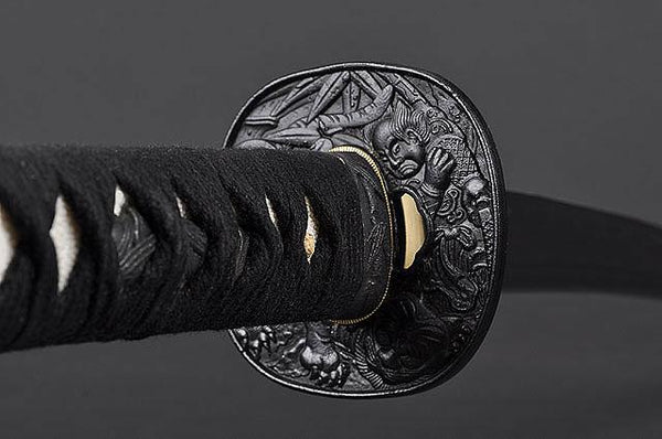 FULLY HAND FORGED YELLOW BAMBOO KATANA SWORD - buyblade