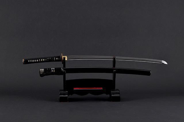 FULLY HAND FORGED CLAY TEMPERED FOLDED BLADE JAPANESE SAMURAI KATANA SWORD - buyblade