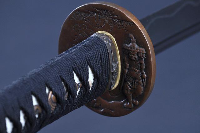 FULLY HAND FORGED CLAY TEMPERED FOLDED BLADE JAPANESE SAMURAI KATANA SWORD - buyblade
