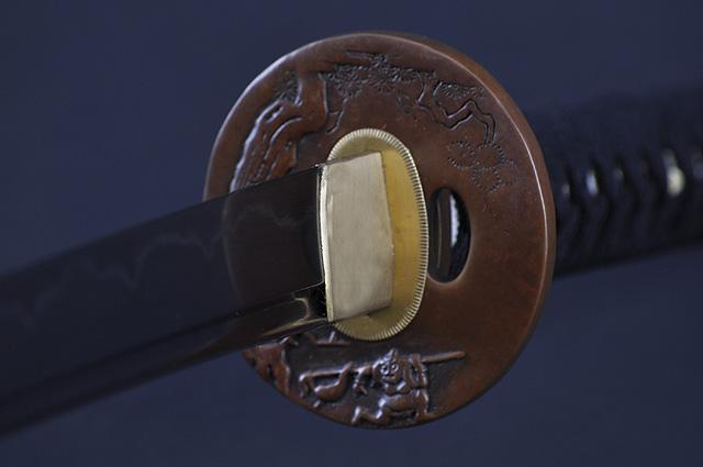 FULLY HAND FORGED CLAY TEMPERED FOLDED BLADE JAPANESE SAMURAI KATANA SWORD - buyblade