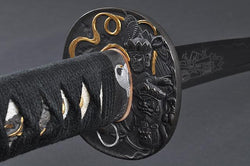 FULLY HAND FORGED PRACTICAL FUDO MYOO JAPANESE WAKIZASHI SWORD - buyblade