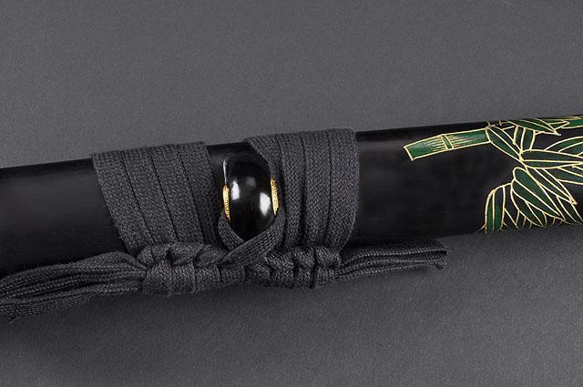 FULLY HAND FORGED RED FULL TANG IRON BAMBOO JAPANESE SAMURAI KATANA SWORD - buyblade