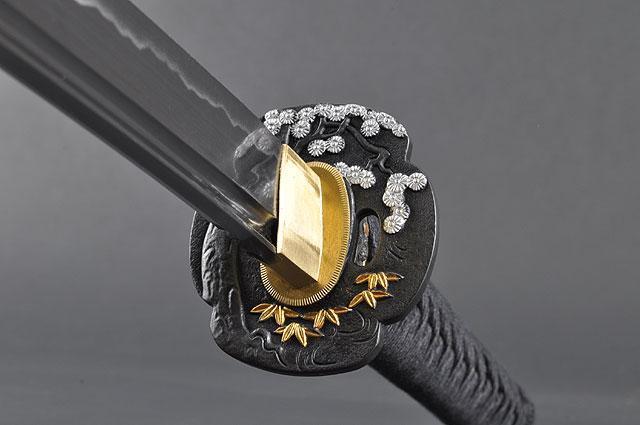 FULLY HAND FORGED RED FULL TANG IRON PINE JAPANESE SAMURAI KATANA SWORD - buyblade