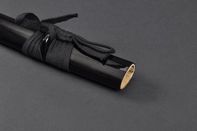Samurai Katana Sword, Battle Ready, Hand Forged, 1045 Carbon Steel, Heat Tempered, Full Tang, Sharp, Black Wooden Scabbard
