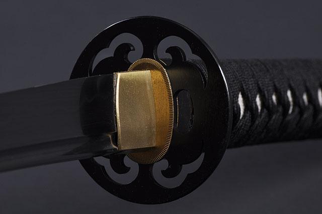 FULLY HANDMADE CLAY TEMPER CLOUD WAVE SAMURAI KATANA SWORD