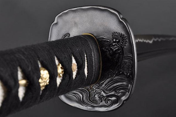 FULLY HAND FORGED FULL TANG JAPANESE SAMURAI KATANA SWORD - buyblade