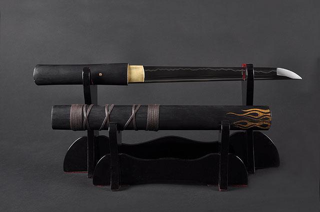 FULLY HAND FORGED FULL TANG JAPANESE SAMURAI TANTO SWORD - buyblade