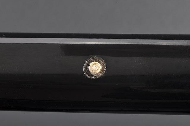 FULLY HAND FORGED KILL BILL O-REN ISHII SHRISAYA BLACK WAKIZASHI SWORD - buyblade