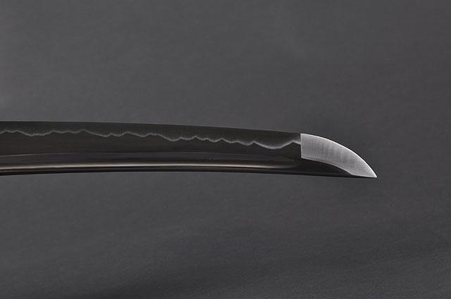 FULLY HAND FORGED KILL BILL O-REN ISHII SHRISAYA BLACK WAKIZASHI SWORD - buyblade