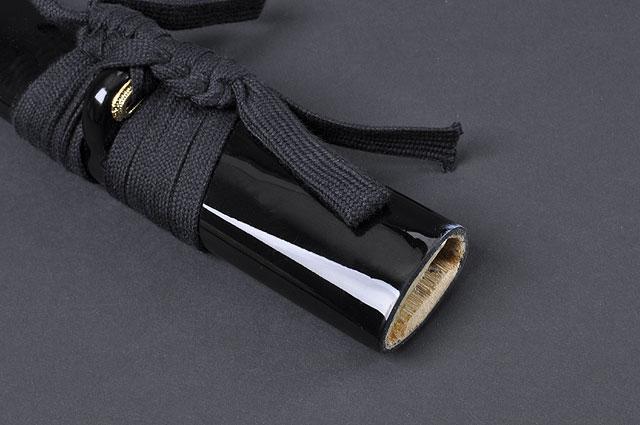 FULLY HANDMADE TOMOE CREST STAINLESS STEEL JAPANESE KATANA TRAINING SWORD - buyblade