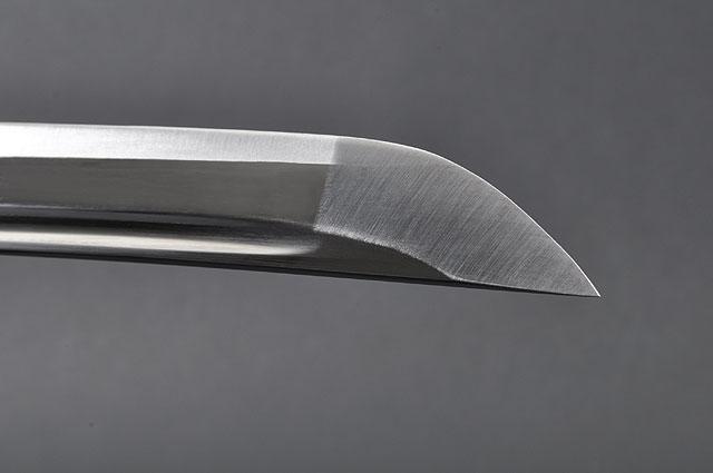 FULLY HANDMADE TOMOE CREST STAINLESS STEEL JAPANESE KATANA TRAINING SWORD - buyblade
