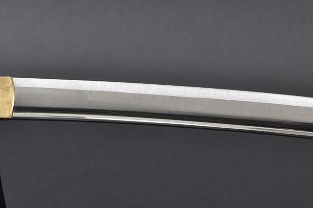 FULLY HANDMADE TOMOE CREST STAINLESS STEEL JAPANESE KATANA TRAINING SWORD - buyblade