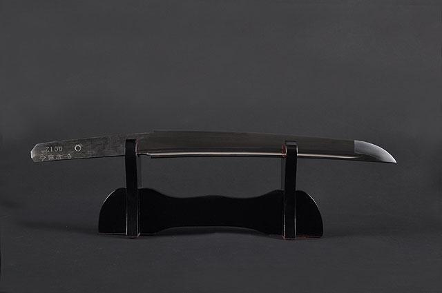 FULLY HAND FORGED KILL BILL O-REN ISHII SHRISAYA BLACK TANTO SWORD