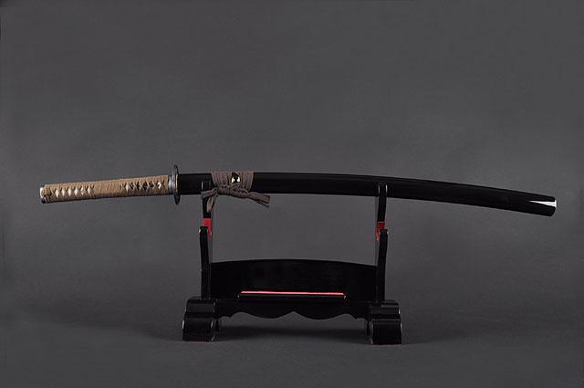 FULLY HAND FORGED FULL TANG BLACK JAPANESE KATANA SWORD