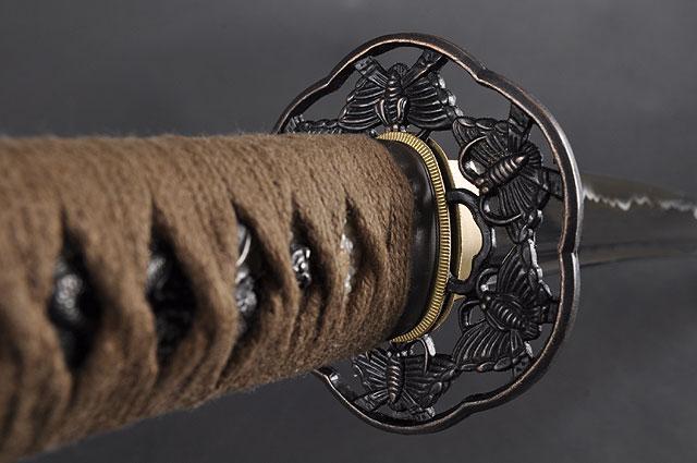 FULLY HAND FORGED FULL TANG BLACK JAPANESE KATANA SWORD