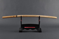 FULLY HANDMADE PRACTICAL CLAY TEMPERED JAPANESE SAMURAI KATANA SWORD - buyblade
