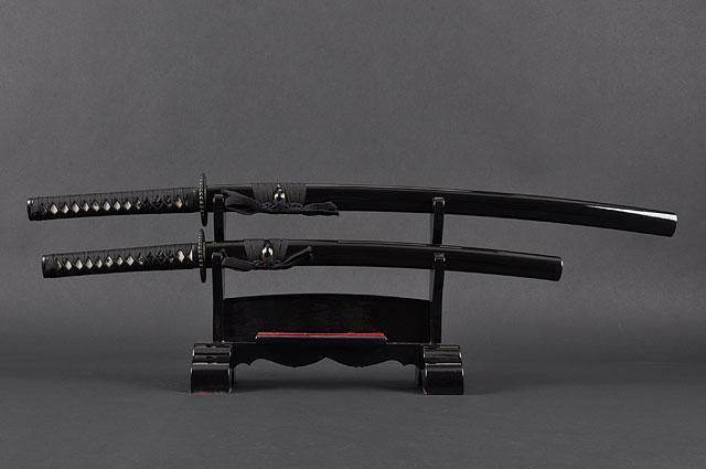 FULLY HANDMADE EMPIRE WHEEL ALUMINIUM JAPANESE KATANA & WAKIZASHI TRAINING SWORDS - buyblade