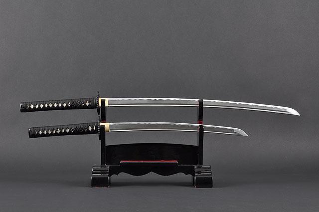 FULLY HANDMADE EMPIRE WHEEL ALUMINIUM JAPANESE KATANA & WAKIZASHI TRAINING SWORDS - buyblade